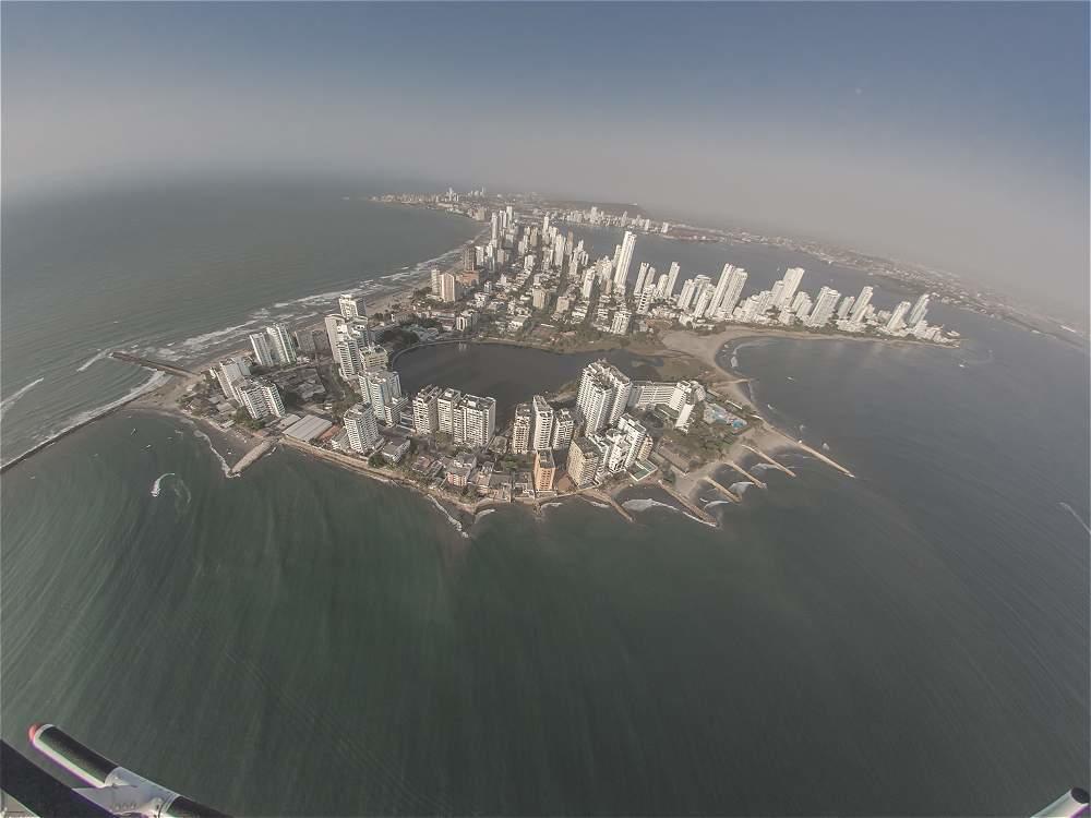 Moderno Apartamento Frente al Mar Cartagena Esterno foto